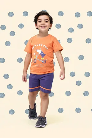 Toonyport Boys Printed T-shirt with Shorts