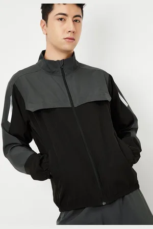 Max Collection Men Colourblocked Polyester Crop Sporty Jacket