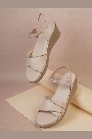 Mast & Harbour Open Toe Wedge Heel Sandal
