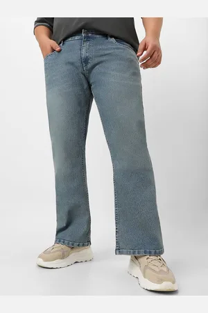 URBANO Men Bootcut Light Fade Stretchable Jeans