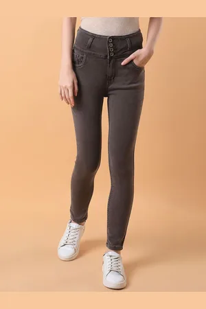SHOWOFF Women Straight Fit High-Rise Stretchable Jeans