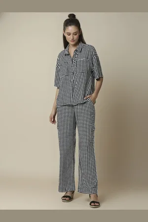 Chemistry Printed Shirt With Trousers