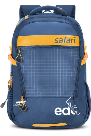 Safari Unisex Brand Logo Backpack with Compression Straps