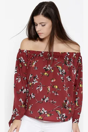 Sera Women Floral Printed Off-Shoulder Top
