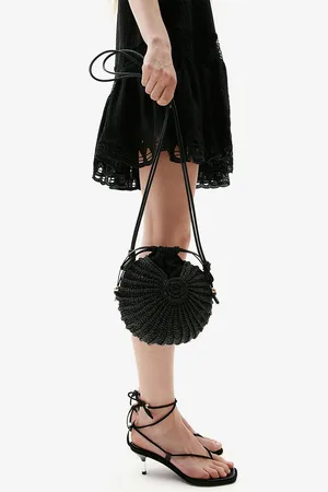 H&M Shell-Shaped Straw Bag