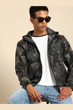 Being Human Abstract Printed Hooded Jacket