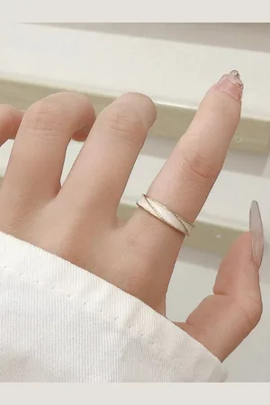 Salty Tabitha Gold-Plated Enamelled Adjustable Finger Ring