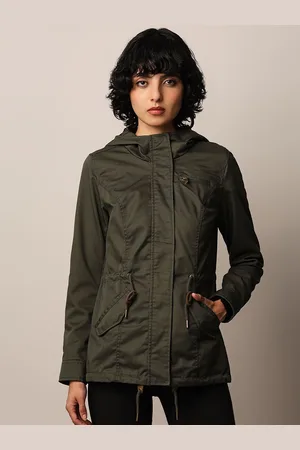 ONLY Women Longline Denim Jacket with Embroidered