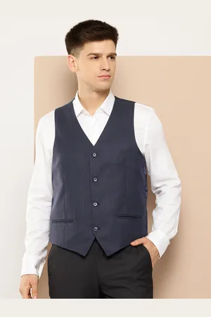 Invictus Tartan Checked Slim Fit Waistcoat