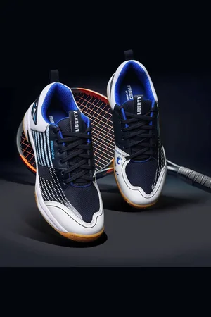 Liberty GRIPPER-02 Men Badminton and Pickleball Lace-Ups Non-Marking Shoes