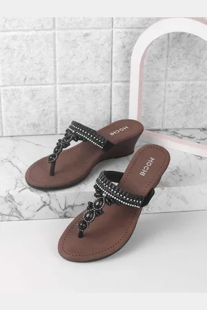 All Things Mochi Women Embellished Block Heel Sandals