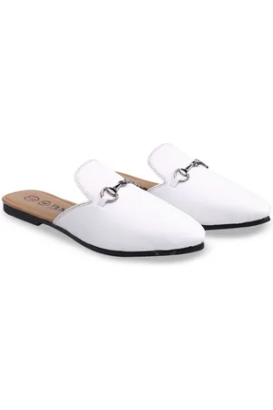 BXXY Women Pointed Toe Mules Casual Shoes With Buckles