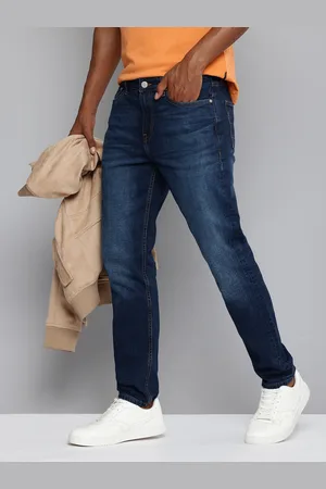 Aeropostale Men Tapered Fit Light Fade Stretchable Jeans