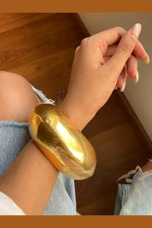 Leshya Brass Round Bangle