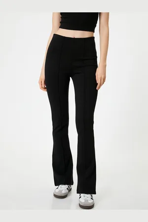 Koton Women Flared Wide Leg Trousers