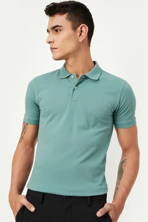 Max Collection Men Polo Collar Pockets T-shirt