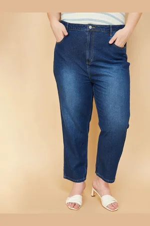 Max Collection Plus Size Women Light Fade Cotton Jeans