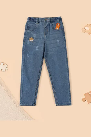 Nauti Nati Boys Jean Light Fade Applique Stretchable Jeans
