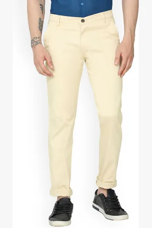 Miraan Men Regular Fit Mid Rise Chinos Trousers