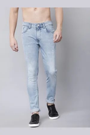 LocoMotive Men Blue Slim Fit Mid-Rise Clean Look Stretchable Jeans