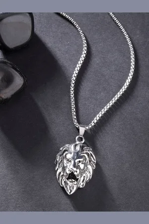 karatcart Silver-Plated Quirky Pendants with Chains