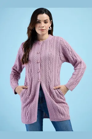 CLAPTON Women Woollen Longline Pullover