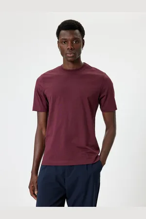 Koton Men Polo Collar Drop-Shoulder Sleeves Pockets T-shirt