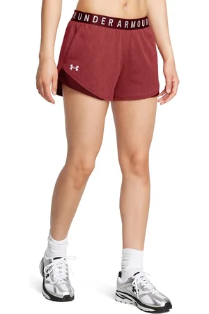 Under Armour Women Loose Fit Training or Gym Play Up 3.0 Twist 3 Inches Sports Shorts