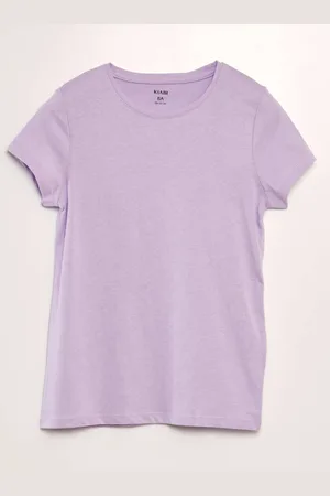 KIABI Girls Solid Regular Fit T-shirt