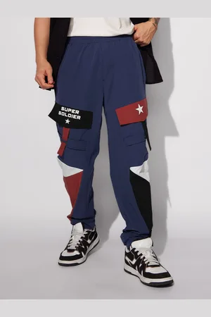 The Souled Store Men Captain America Pure Cotton Relaxed Fit Cargo Pants