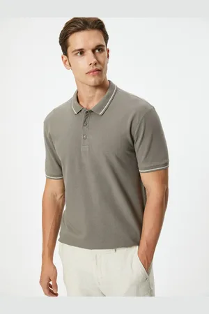 Koton Men Polo Collar Slim Fit T-shirt