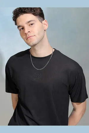 Highlander Men Solid Round Neck Relaxed Fit Sports T-Shirt