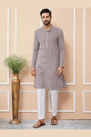 See Designs Men Ethnic Motifs Printed Regular Pure Cotton Kurta with Pyjamas
