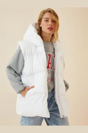 Happiness istanbul Women Longline Hooded Puffer Jacket