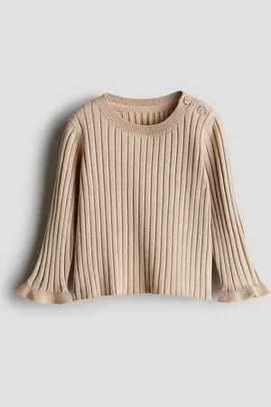 H&M Girls Rib-Knit Jumper