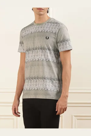 Fred Perry Men Tribal Printed Pockets T-shirt