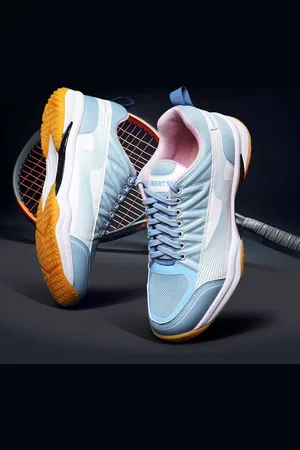 Liberty GRIPPER-01 Men Badminton and Pickleball Lace-Ups Non-Marking Shoes