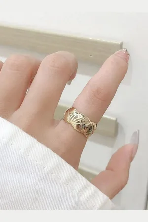 Salty Gold-Plated Finger Ring
