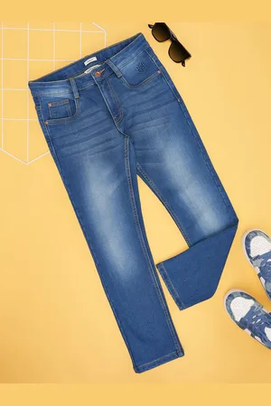 Pantaloons Boys Slim Fit Mildly Distressed Heavy Fade Jeans