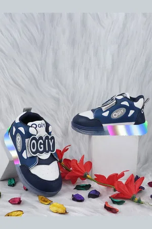 BAESD Unisex Kids Colourblocked Led Lighting Sneakers