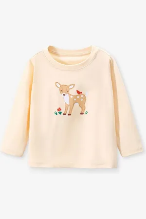 Stylecast Girls Printed Extended Sleeves T-shirt