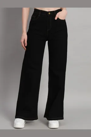 Guti Women Flared High-Rise Stretchable Jeans