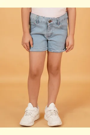 Creative Girls Washed Denim Denim Shorts