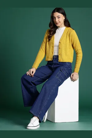 DressBerry Cable Knitted Acrylic Cardigan