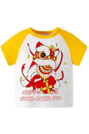 Stylecast Kids Polo Collar Applique T-shirt