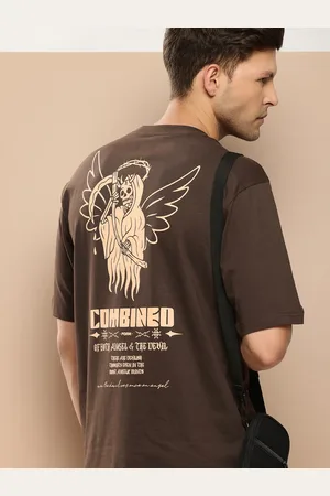 Difference of Opinion Men Printed Pure Cotton T-shirt