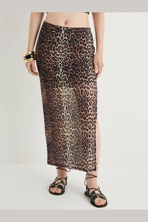 Koton Women Animal Printed A-Line Skirts
