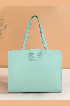 DressBerry Oversized Shopper Tote Bag with Bow Detail