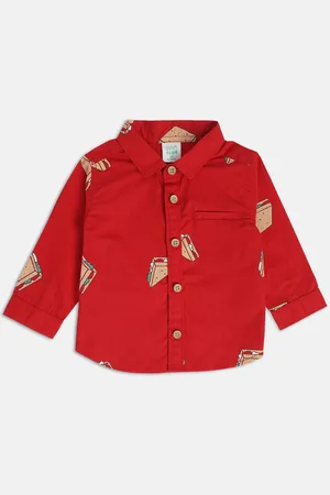 MINI KLUB Boys Opaque Casual Shirt