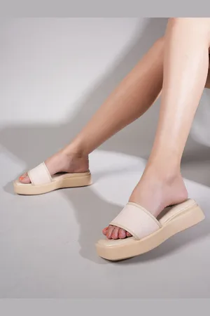 LAVIE Textured Open Toe Platform Heels